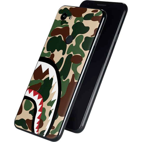 Shark Teeth Street Camo Google Pixel 3a Skin
